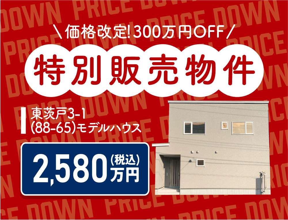 【価格改定！】東茨戸3-1(88-65)特別価格にて販売中