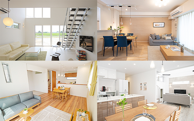 タイプの異なる多数のモデルハウスを自由に見学OK！