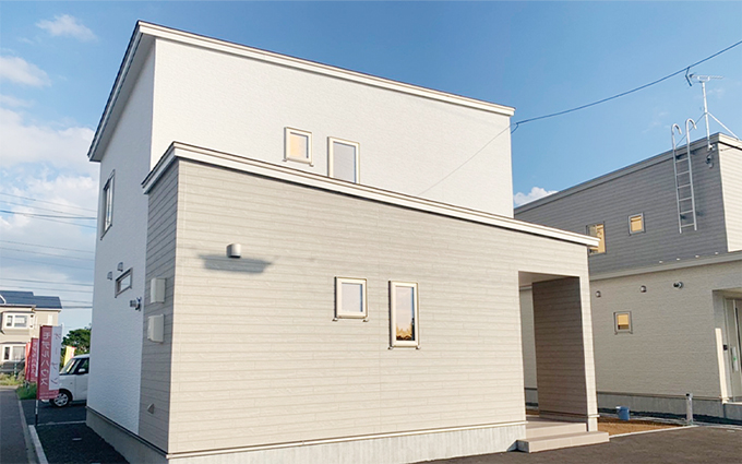 白を基調とした家事ラク動線の住まい