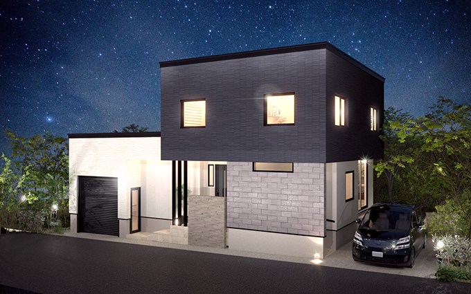 重厚感と高級感を兼ね備えた邸宅